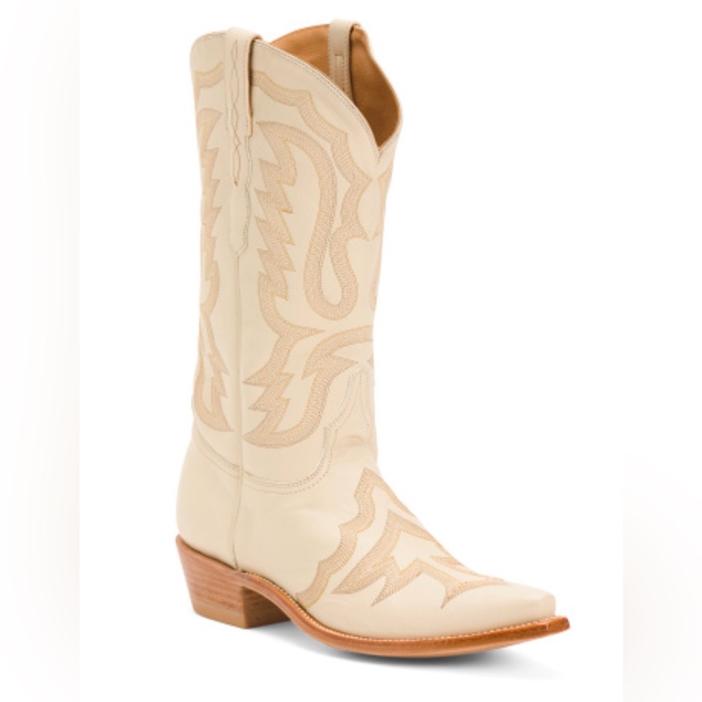 Lucchese Women’s NWT Cream Western Boots